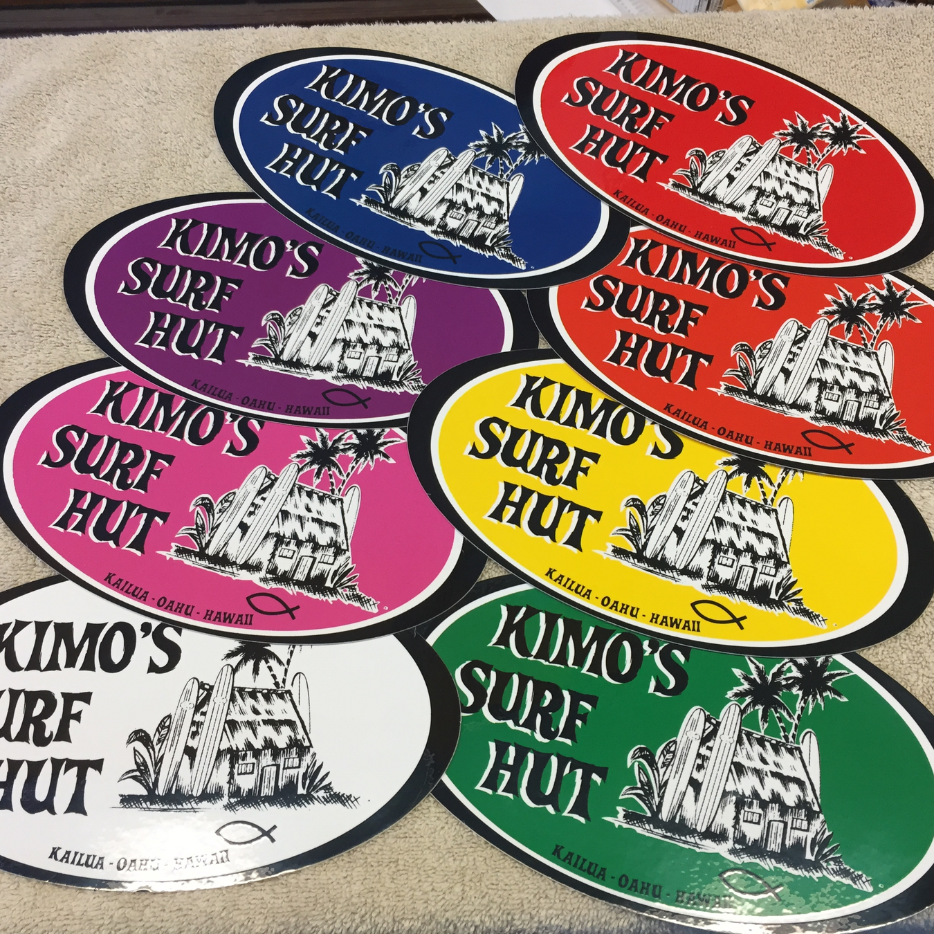 Stickers - vinyl stickers for your surfboard or any clean smooth surface