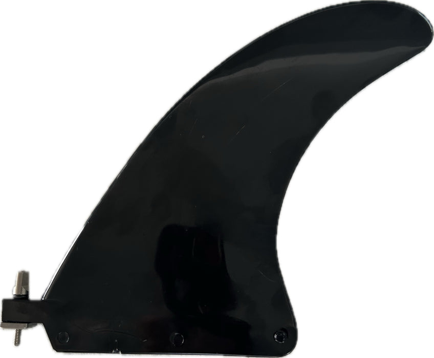 Molded Black Plastic Surfboard Fin