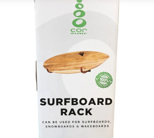 COR's Single Surfboard Wooden Display Wall Rack (Set of 2)