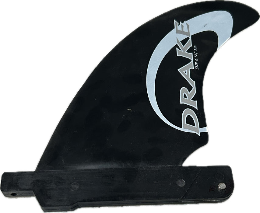 6 3/4" Molded Black Plastic SUP Fin