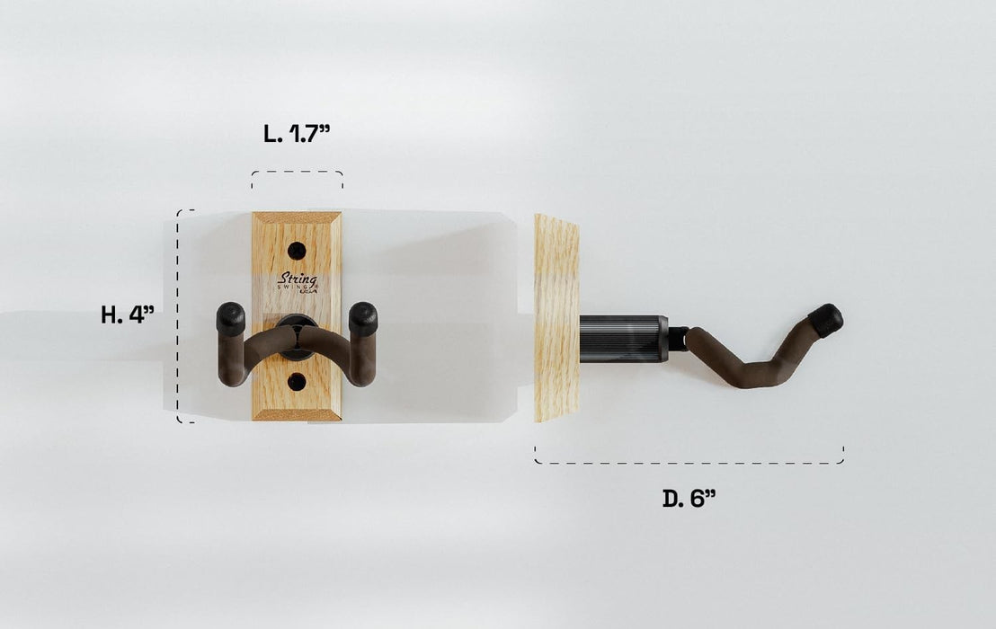 Guitar Hooks as Low Profile Surfboard Racks