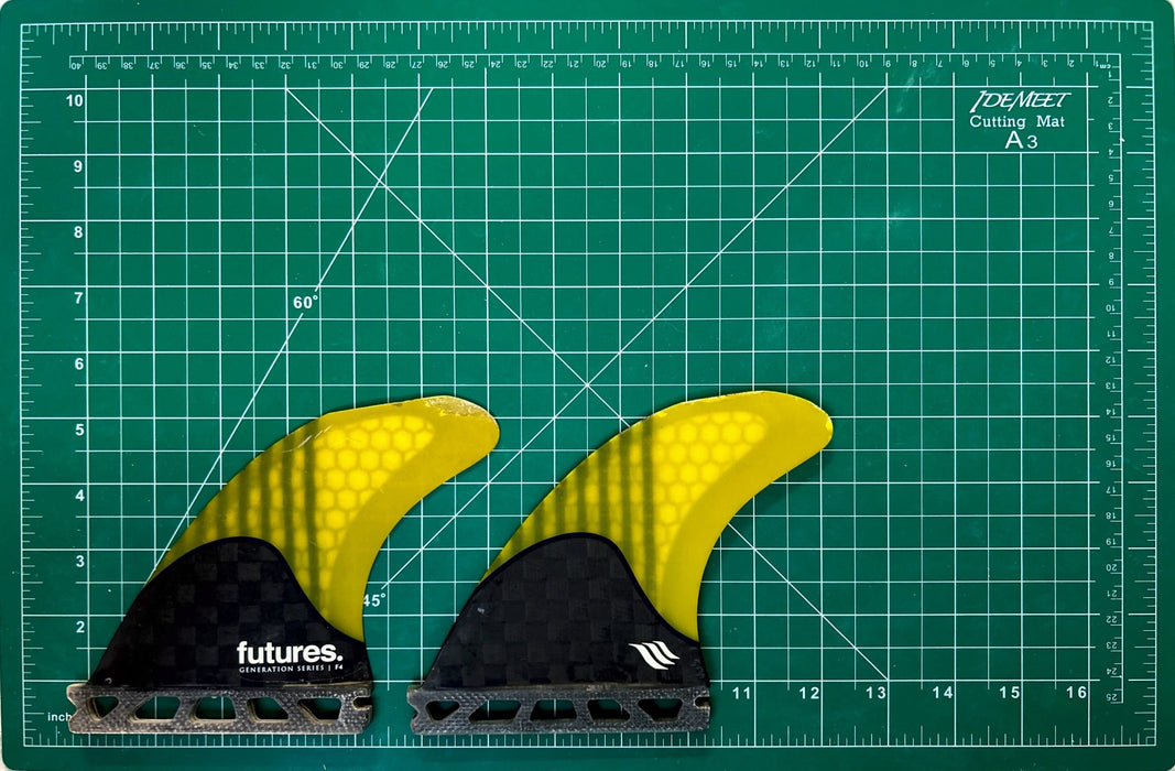 Used Twinnie and Side Bite Surfboard Fins