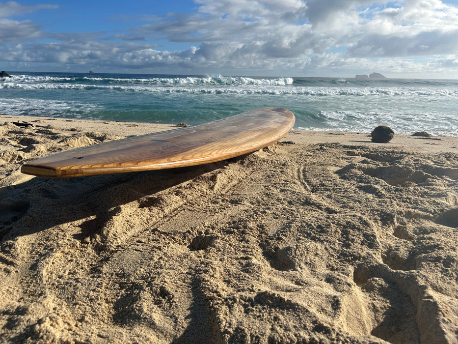 9' 2" Longboard - Paulownia Hollow (Chambered) Wood Surfboard