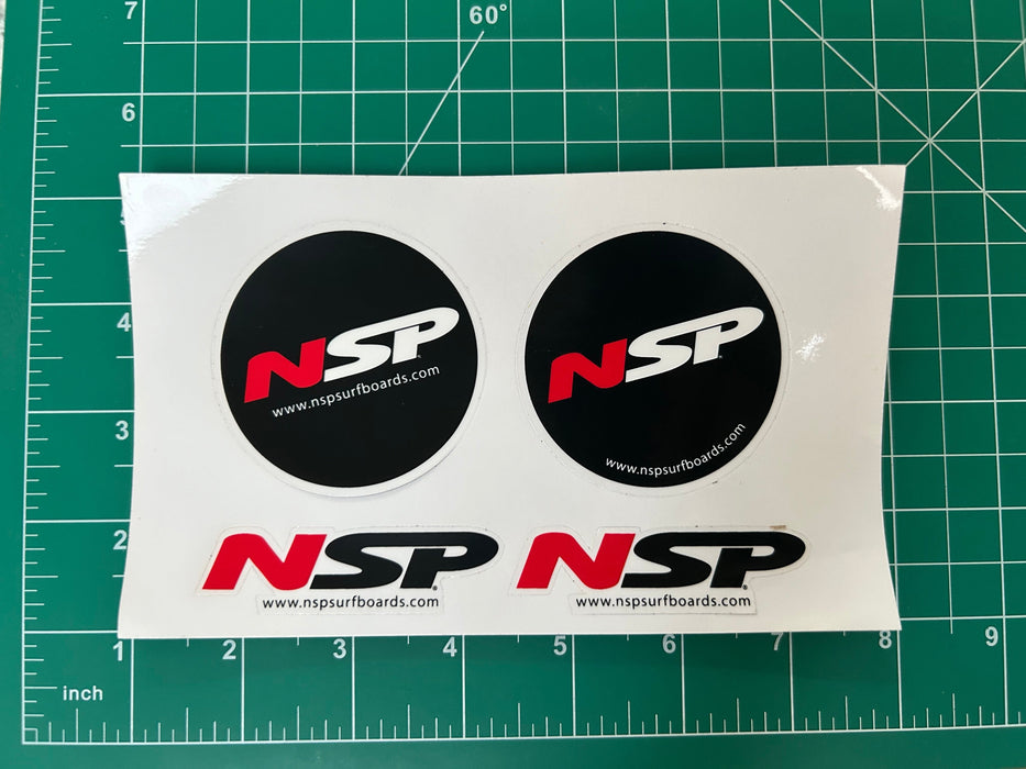 Stickers - NSP Surfboards, Vinyl Waterproof - FREE SHIPPING*