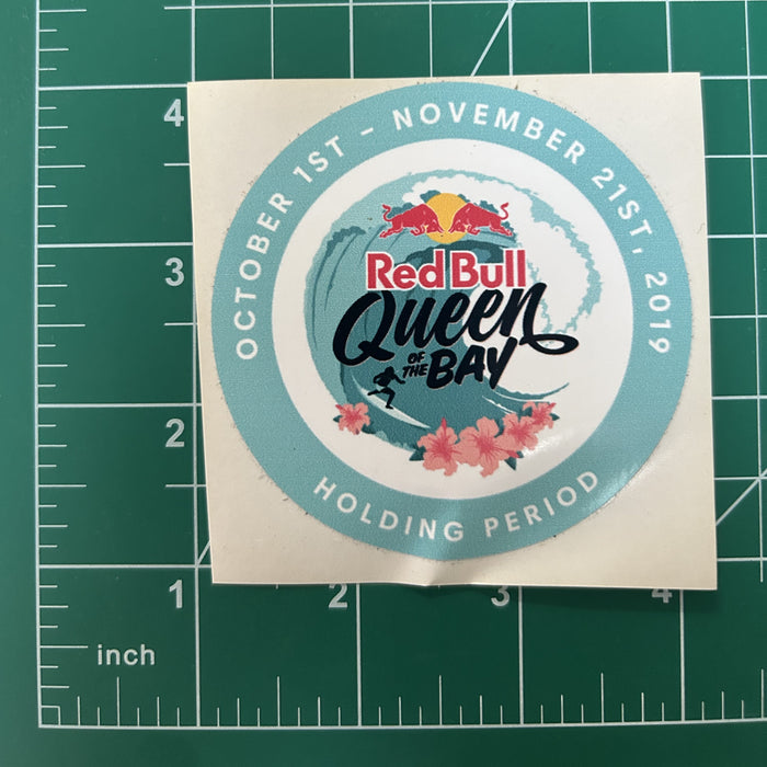 Stickers - Red Bull Queen of the Bay, Vinyl Waterproof - FREE SHIPPING*