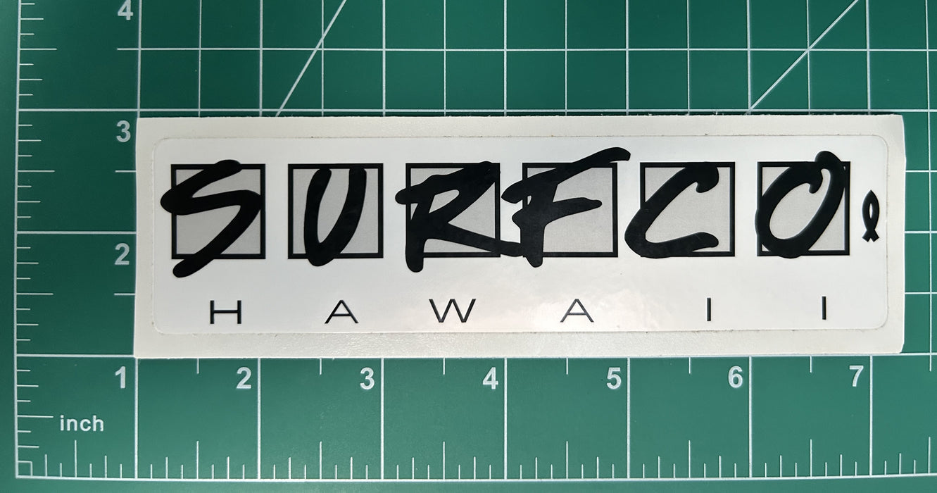 Stickers - SurfCo Hawaii, Vinyl Waterproof - FREE SHIPPING*