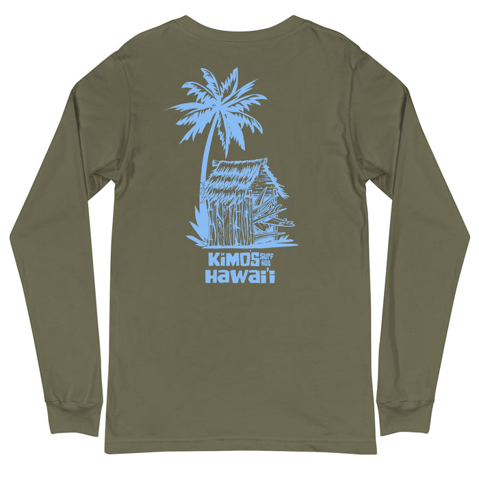 Kimo's Surf Hut Hawai'i Long Sleeve Tee